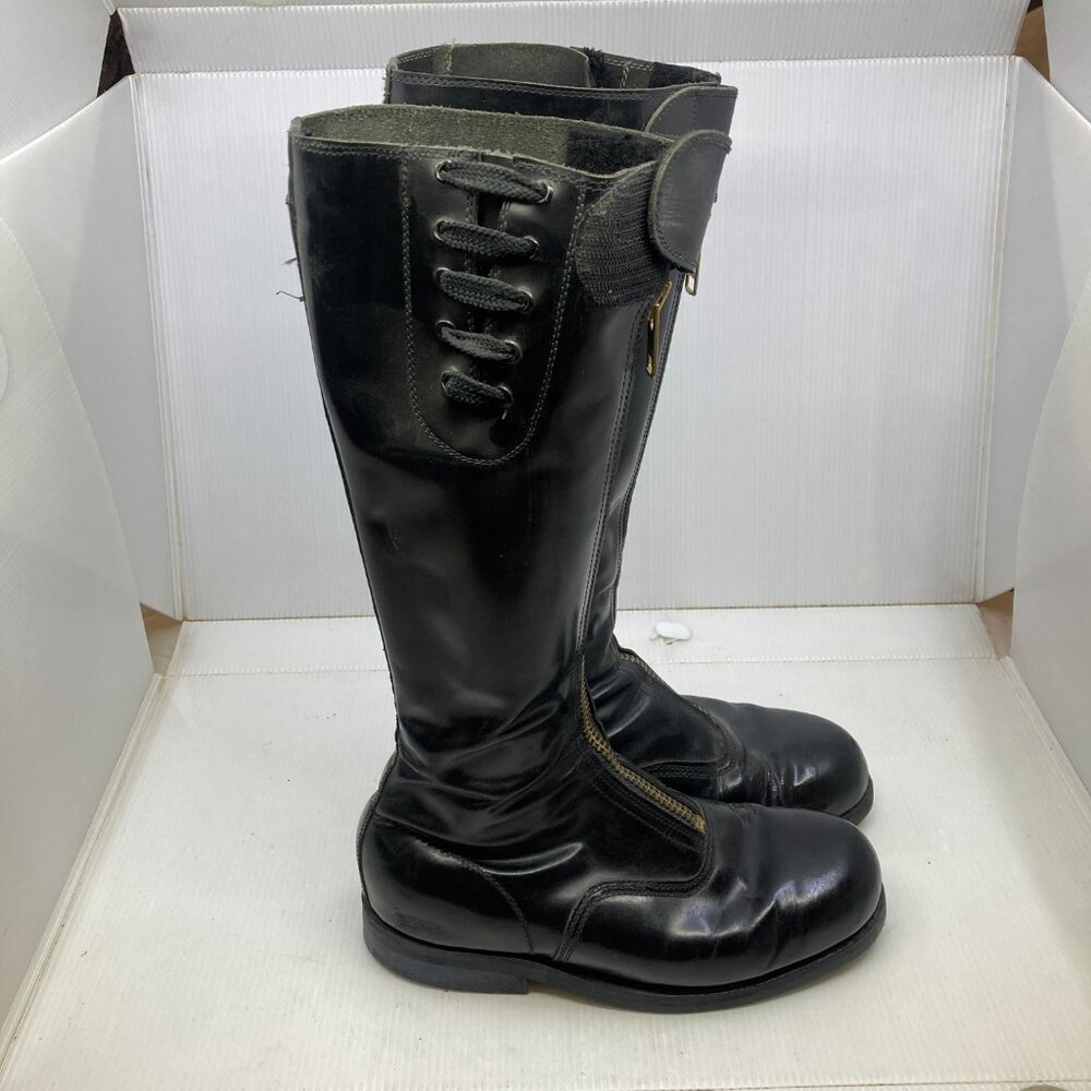 Vtg '70 police biker motorcycle military uniform mens boots sz 8.5 gay interest - Picture 4 of 11